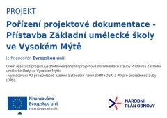 0356_Pořízení PD - Přístavba ZUŠ ve Vysokém Mýtě